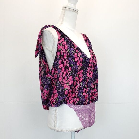 Free People Intimately Bare It All Floral Bodysuit - Picture 8 of 12